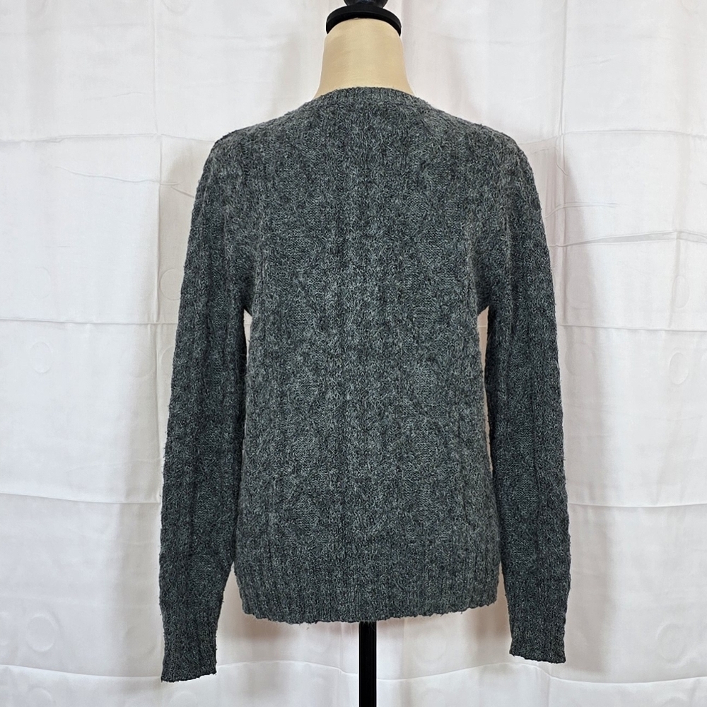 J. Crew Charcoal V-Neck Sweater - Picture 2 of 4